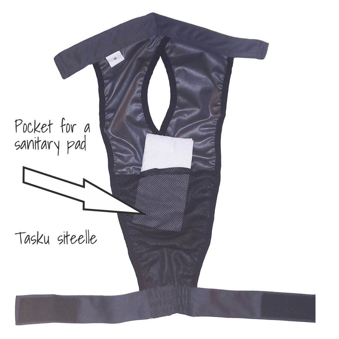 Finnero Brenda Heat Pants in Dark Grey with information on how to use.