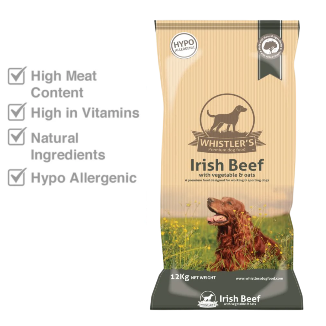 Whistlers Irish Beef, Veg & Oats Dog Food