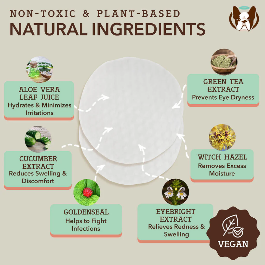 Natural Dog Company Eye Soother Wipes