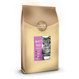 A bag of Nourish Rite Super Premium Cat Duck dry cat food with an image of a cat on the front.