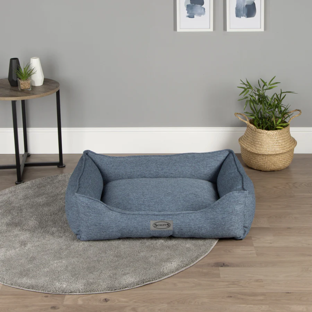 Scruffs Manhattan Box Bed | Denim Blue