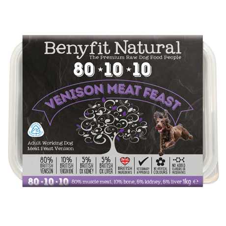 Benyfit Venison Meat Feast Complete 80:10:10 1kg