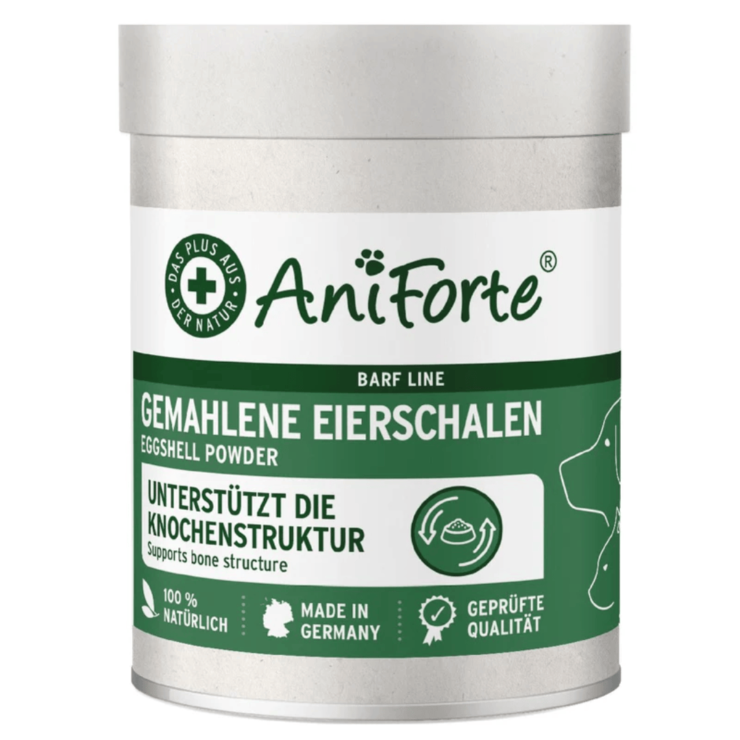 Aniforte Eggshell powder 100g against a white background