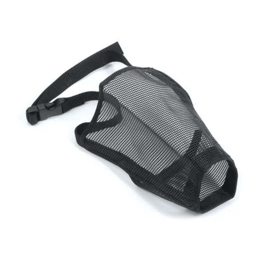 Ancol mesh muzzle against a white background