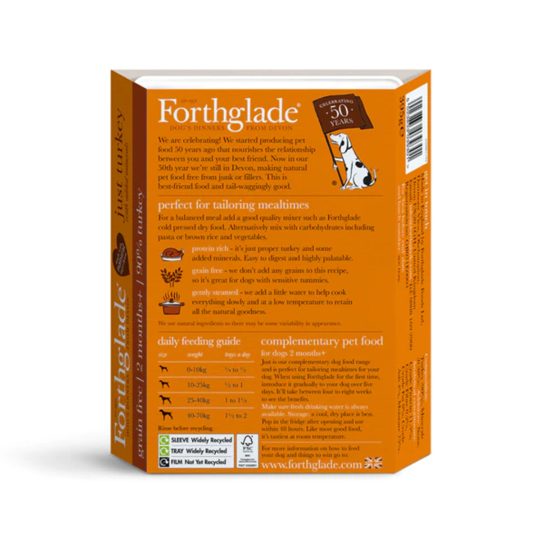 Forthglade Just Turkey 90%