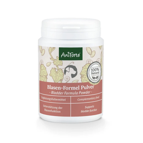 Tub of AniForte Bladder Formula Powder for Dogs