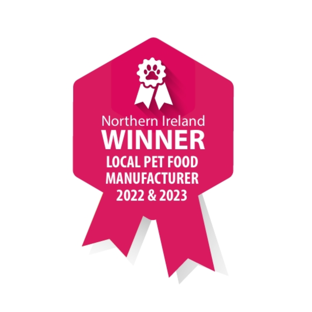Barkin Bistro were 'Local Pet Food Manufacturer' of Northern Ireland in 2022 & 2023