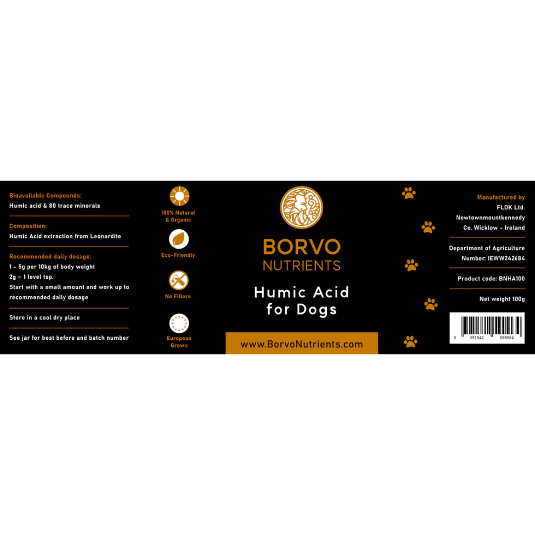 Humic Acid for Dogs - Borvo Nutrients