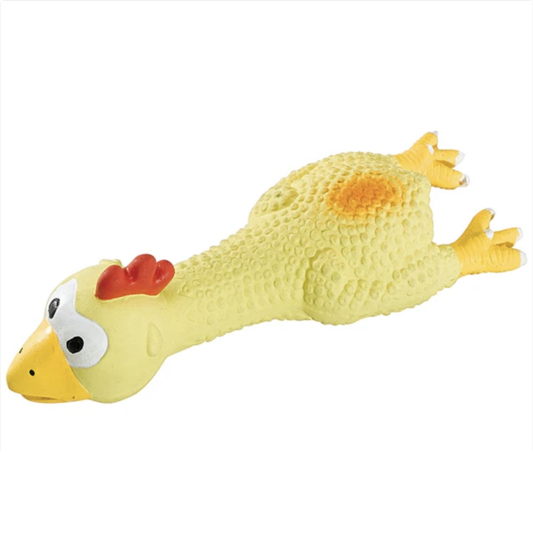 The Ferplast Bird Squeaker toy in yellow