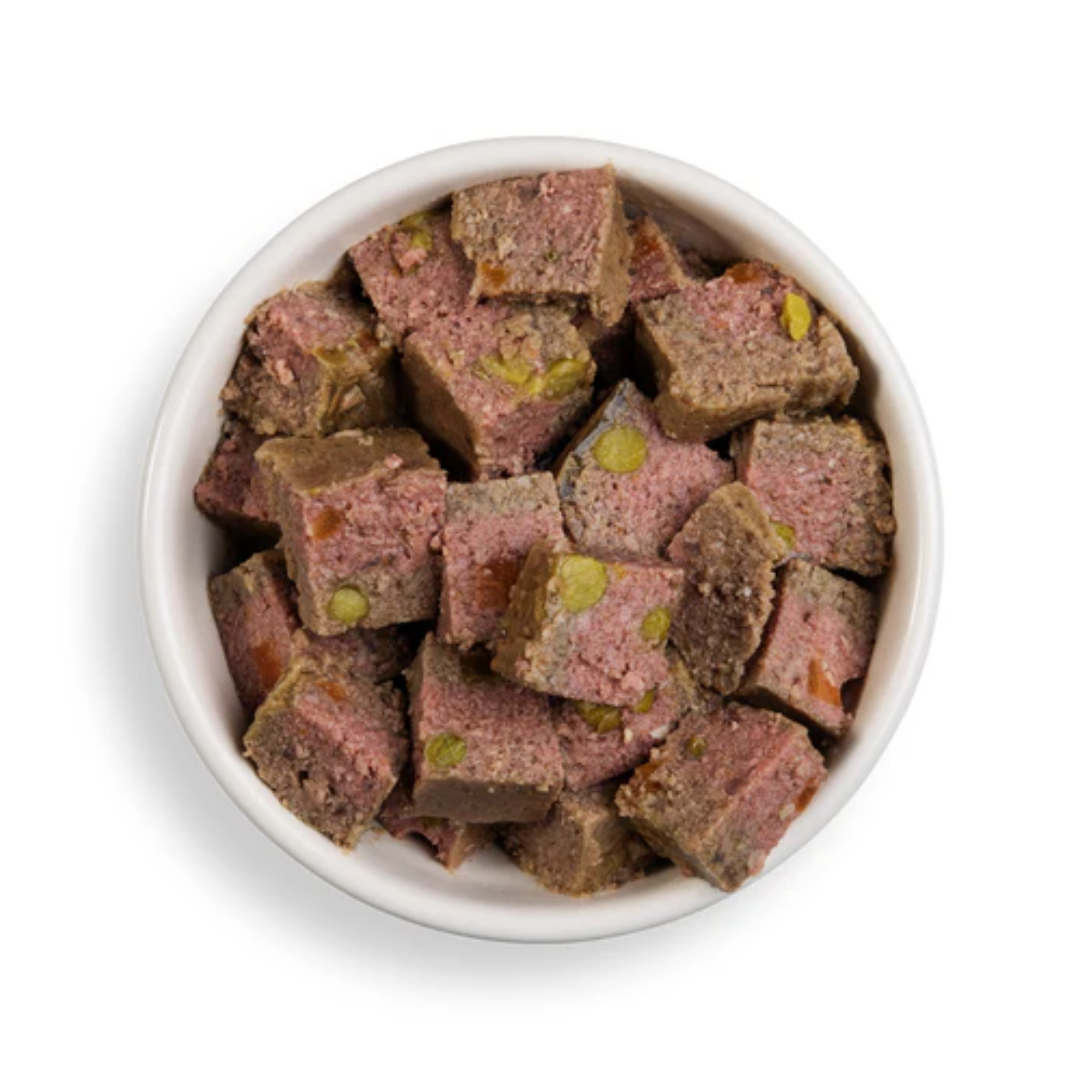 The consistency of the Forthglade Grain Free Small Breed Duck & Turkey Trays.