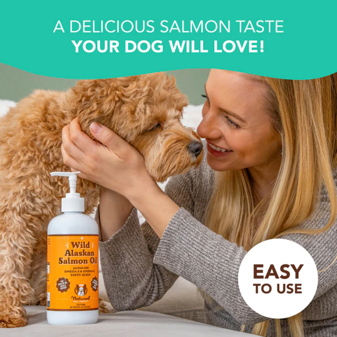 A delicious salmon taste that your dog will love