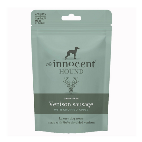 Innocent Hound Venison Sausages with Apple