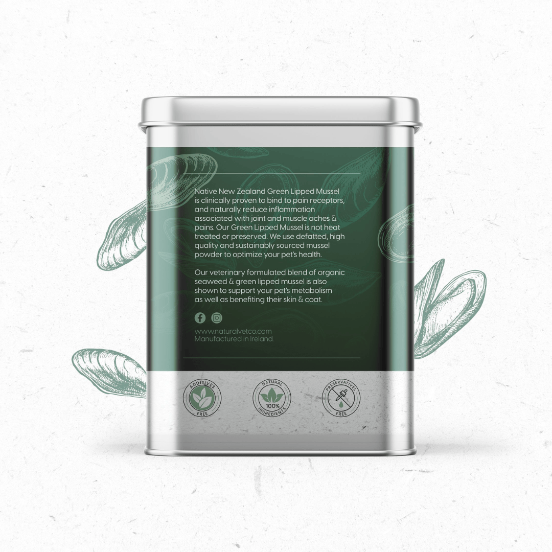 Natural Vet Co. Green Lipped Mussel & Organic Seaweed Blend