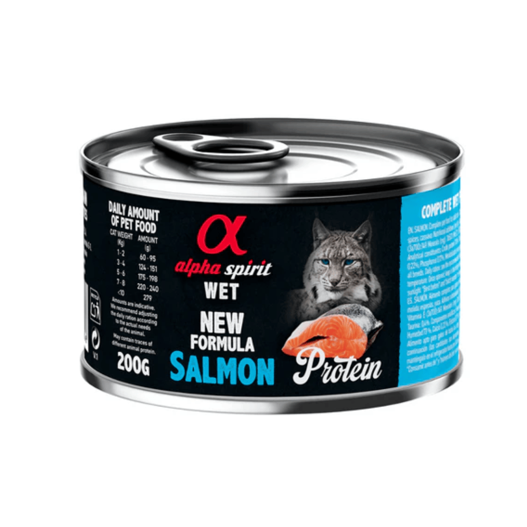 Alpha Spirit Salmon Wet Food for Cats