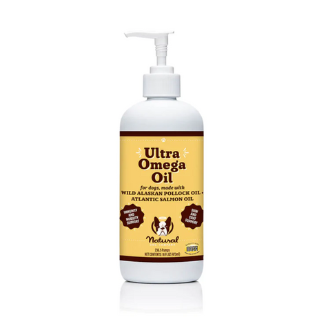 Bottle of Natural Dog Company Ultra Omega Oil