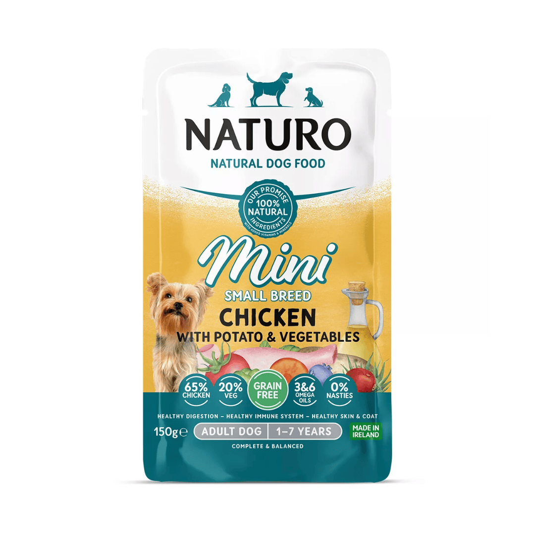 Naturo Mini Grain Free Chicken, Veg & Potato Pouch