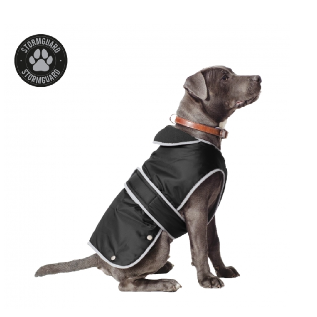 Ancol Stormguard Black Dog Coat