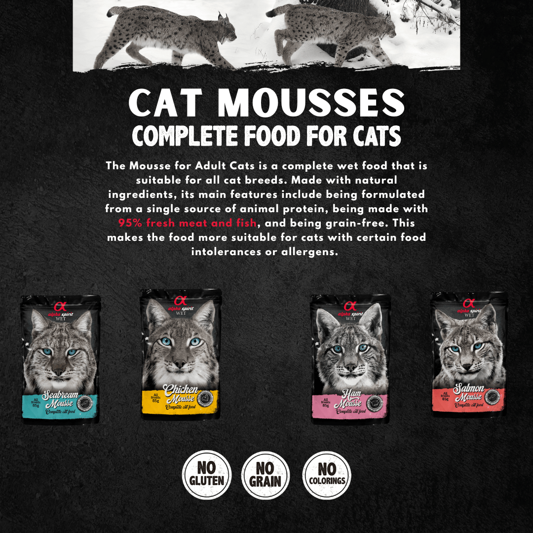 Alpha Spirit Ham Mousse Cat Food
