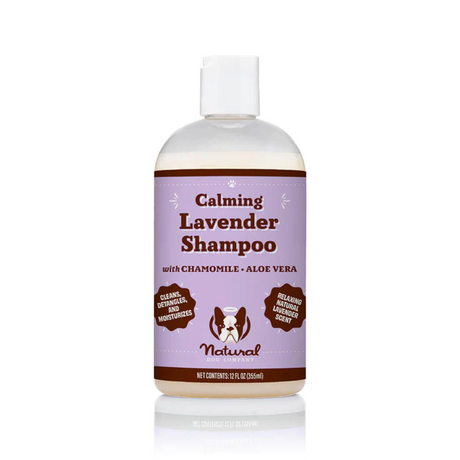 Bottle of Natural Dog Company Calming Lavender Shampoo