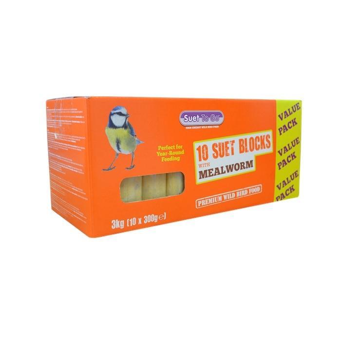 Suet To Go Suet Block With Mealworms 280g