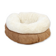 AFP Lambswool Beige Donut Bed