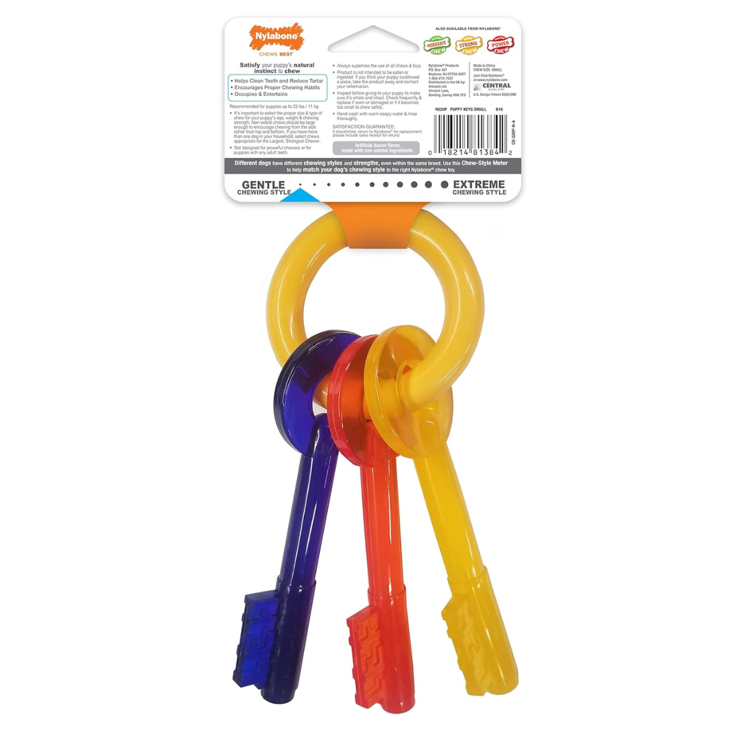 Nylabone Bacon Puppy Keys Chew