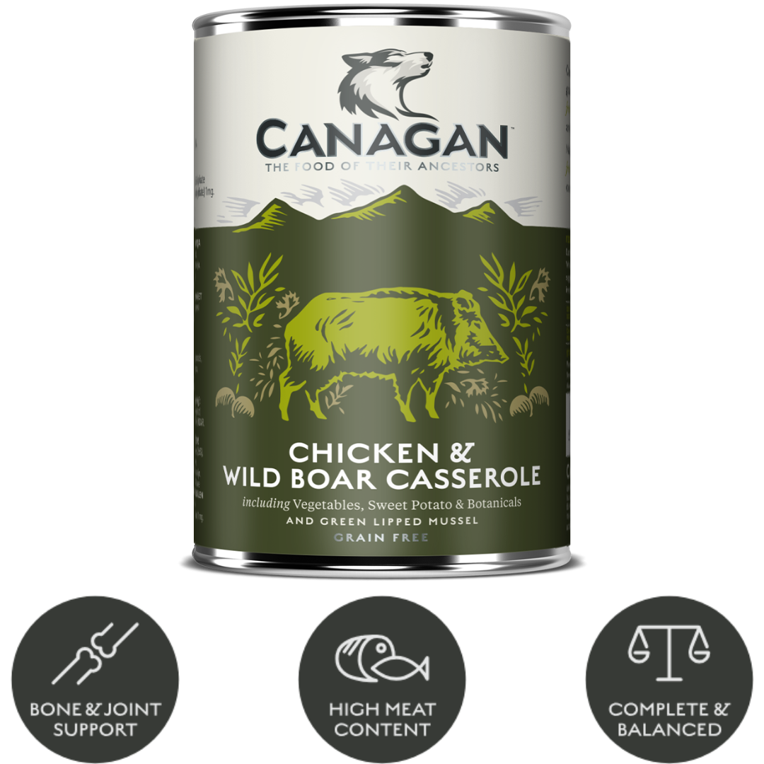 Canagan Chicken & Wild Boar Casserole Wet Food