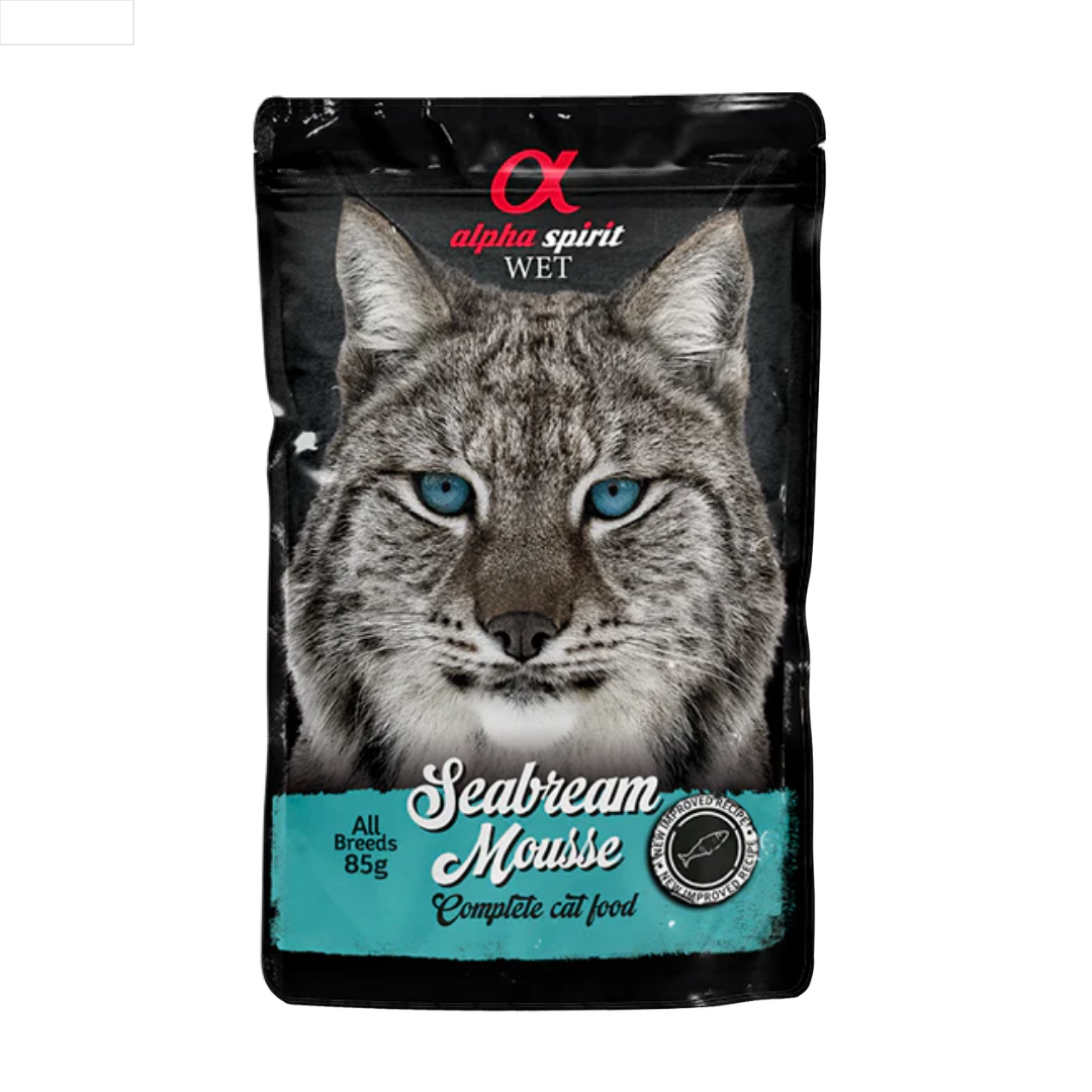 Alpha Spirit Seabream Mousse Cat Food