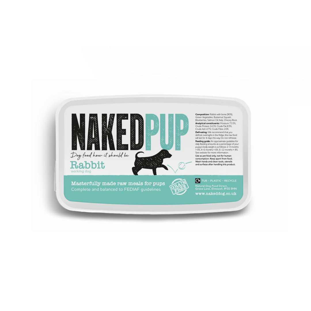 Naked Pup Raw Rabbit 1kg