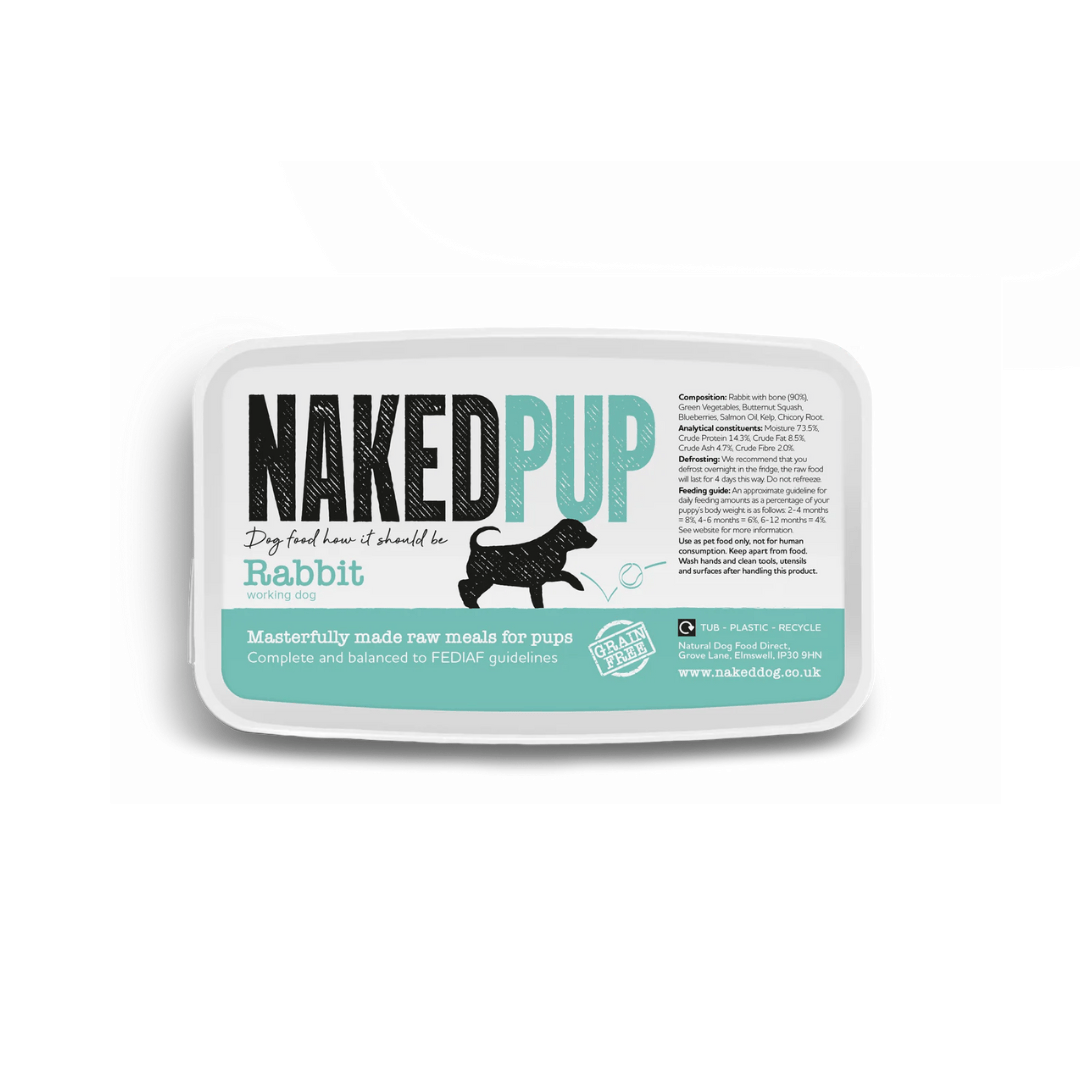 Naked Pup Raw Rabbit 1kg