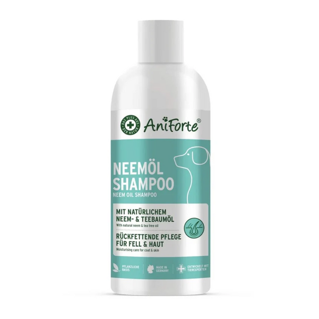 Aniforte Neem Oil 500ml. Product is against a white background.