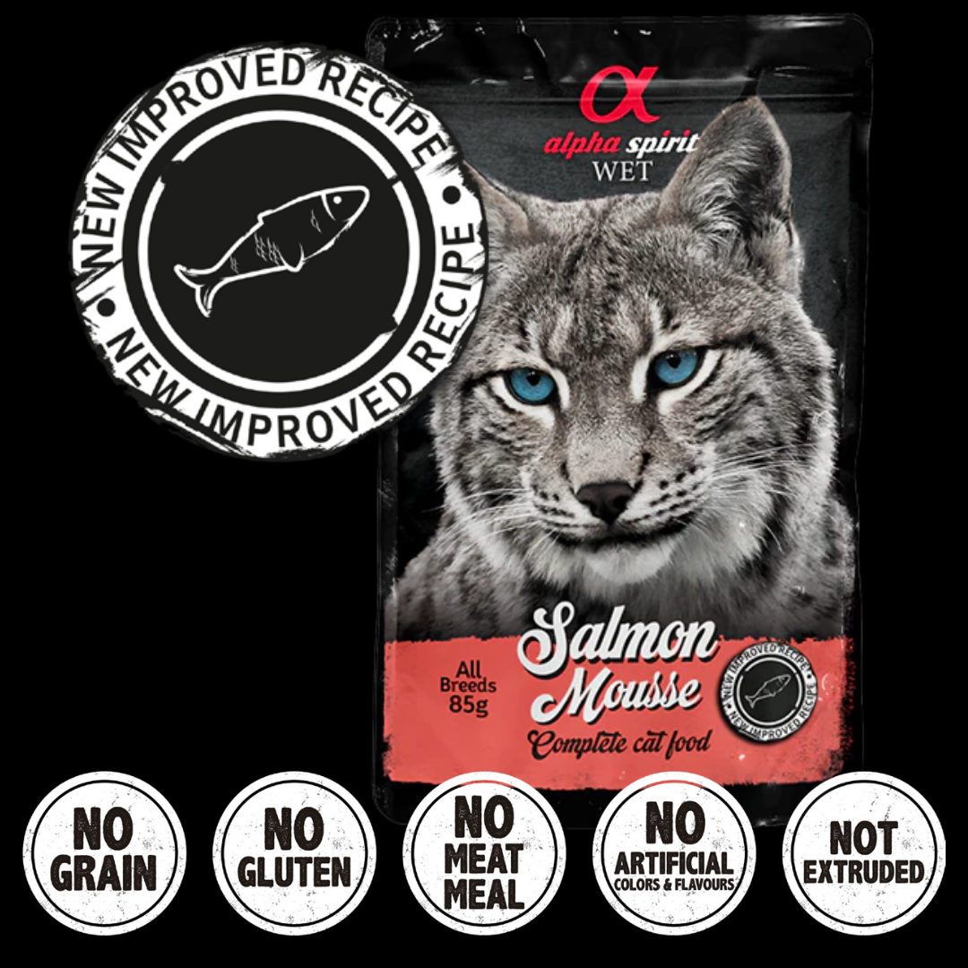 Alpha Spirit Salmon Mousse Cat Food