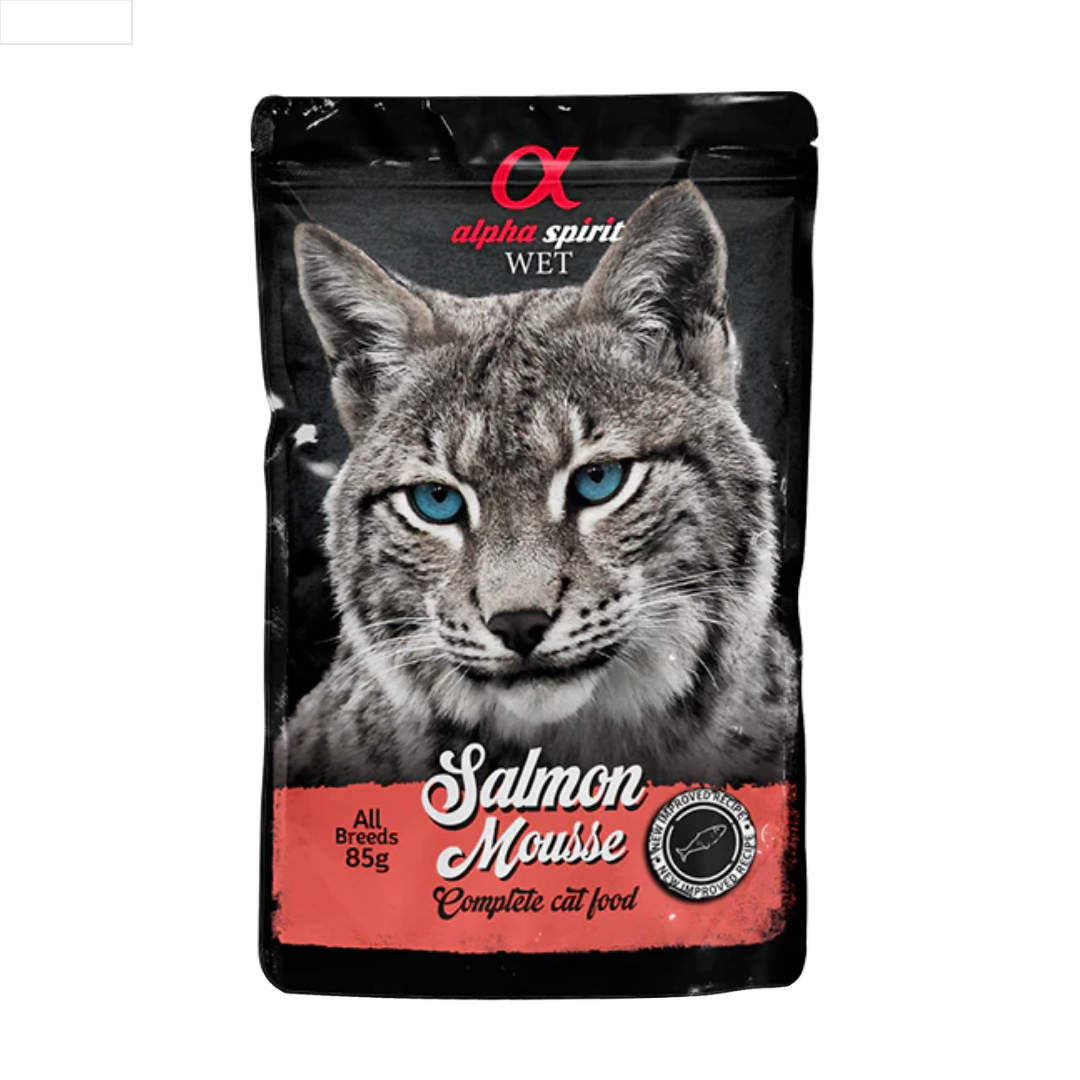Alpha Spirit Salmon Mousse Cat Food