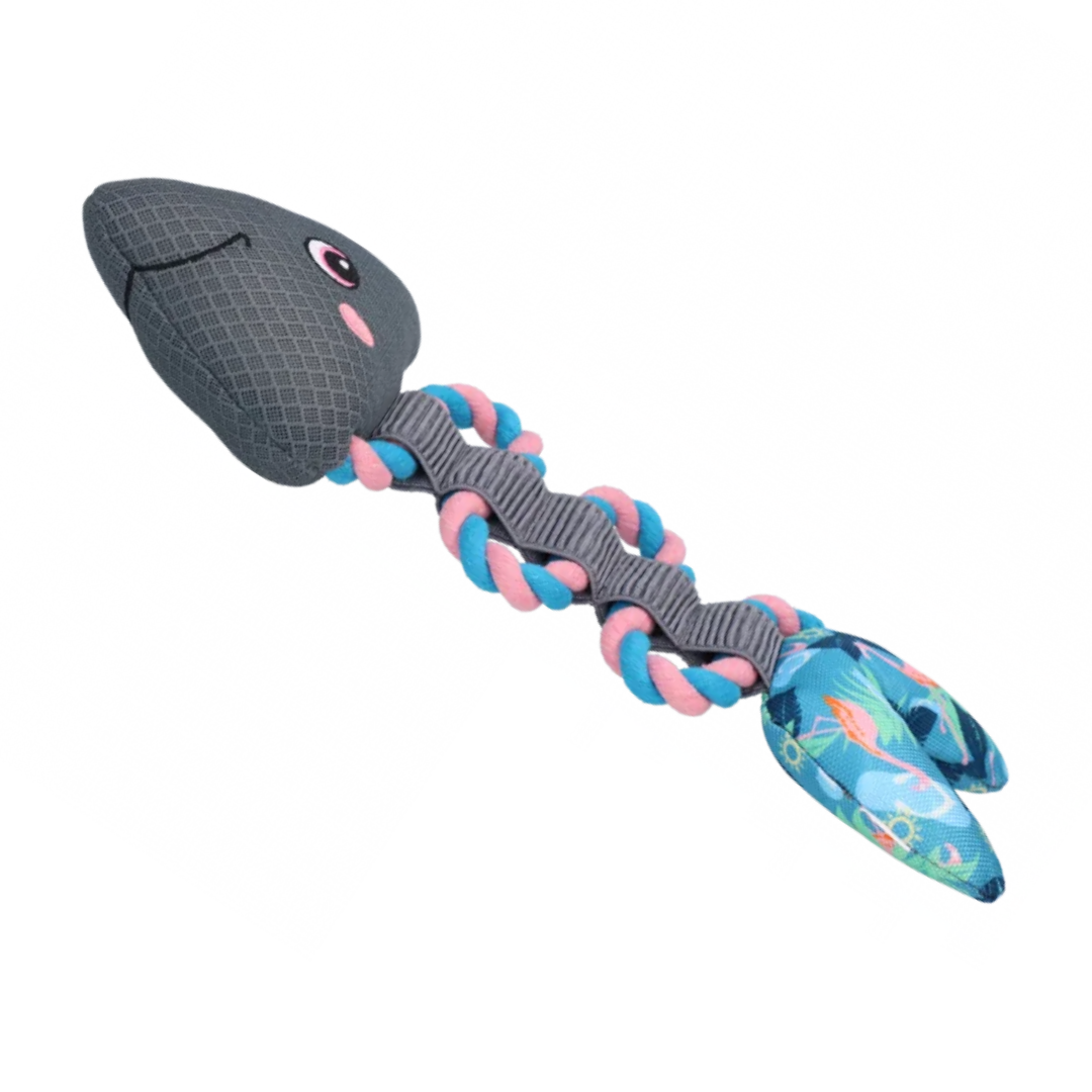 Pull Me Fishy Rope - By CoolPets