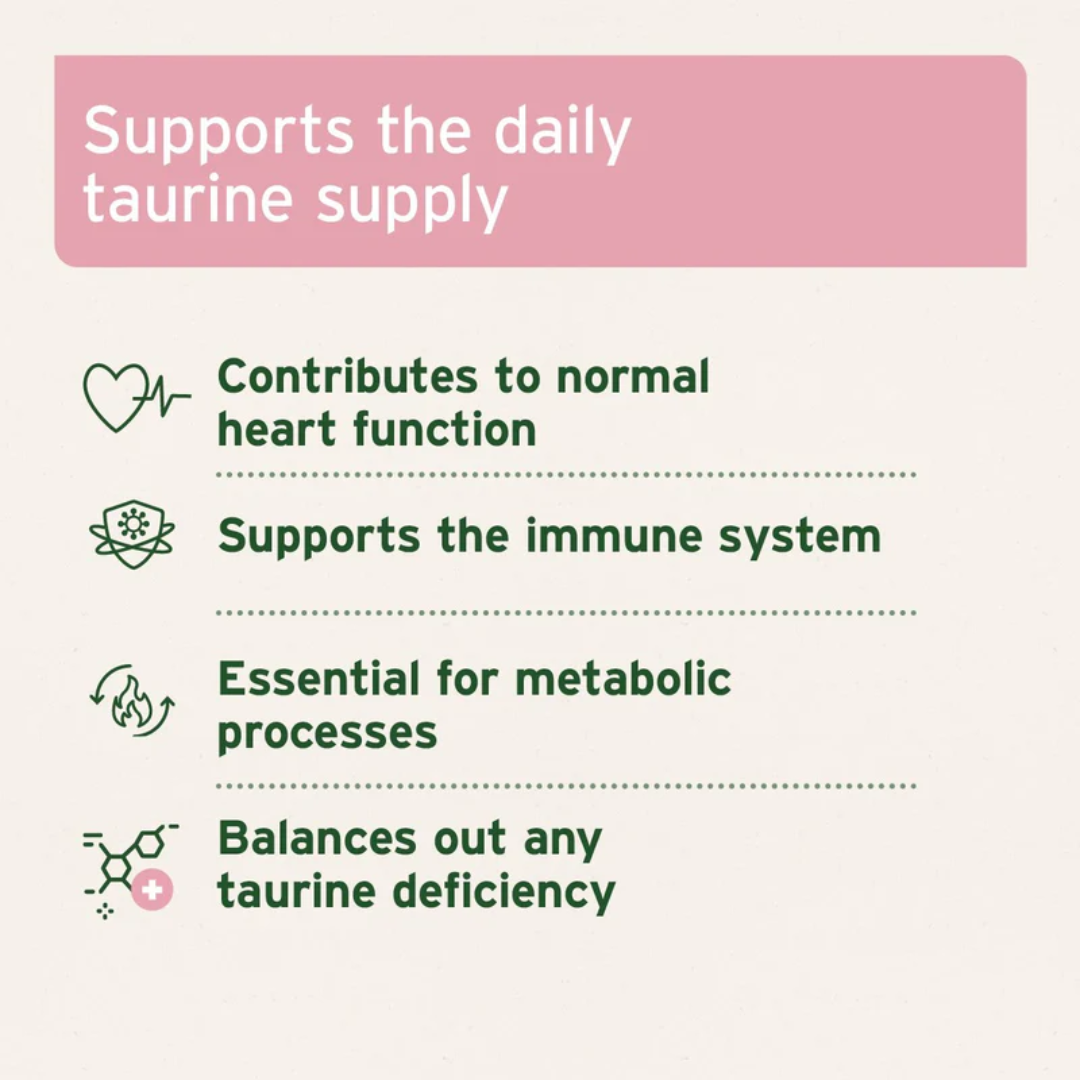Some key benefits of the Aniforte Taurine Power for dogs from the Aniforte website