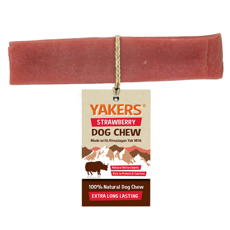 Yakers Strawberry Himalayan Yak Chew