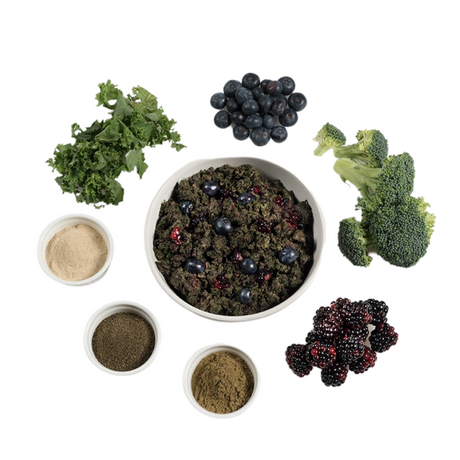 Raw ingredients in Paleo Ridge Berry Good