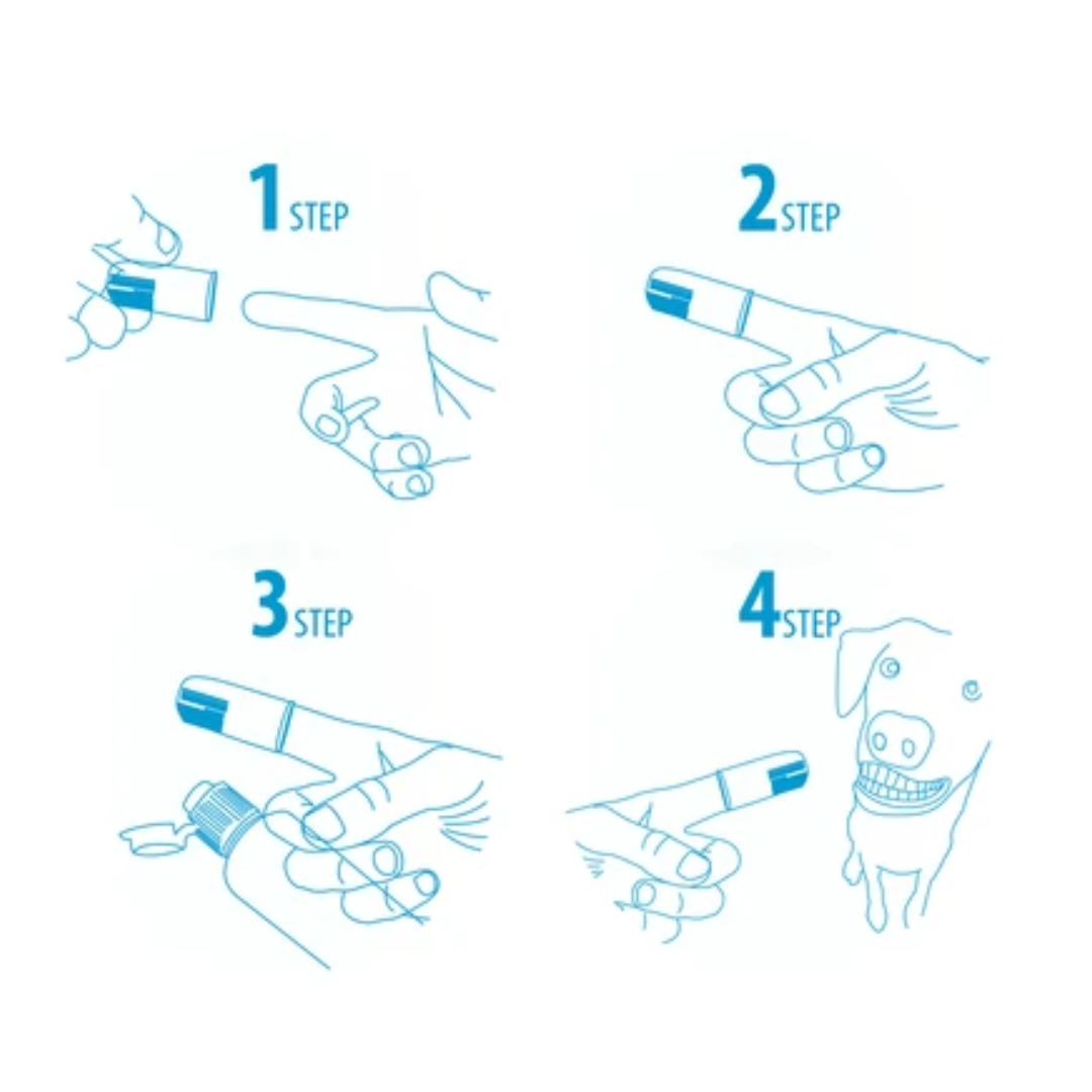 AFP Sparkles Finger Toothbrushes (6pcs)