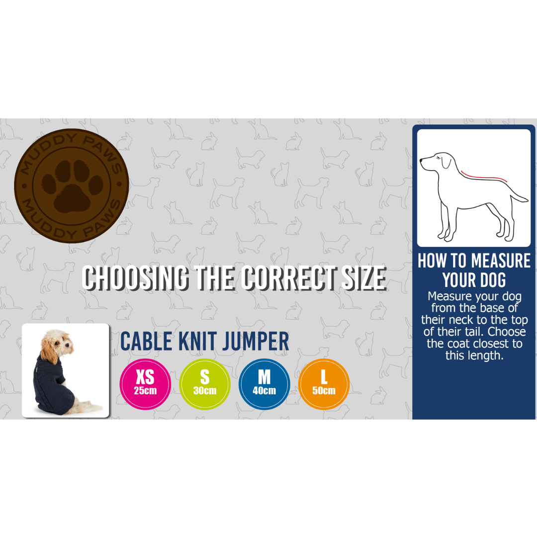 Ancol Cable Knit Jumper Red