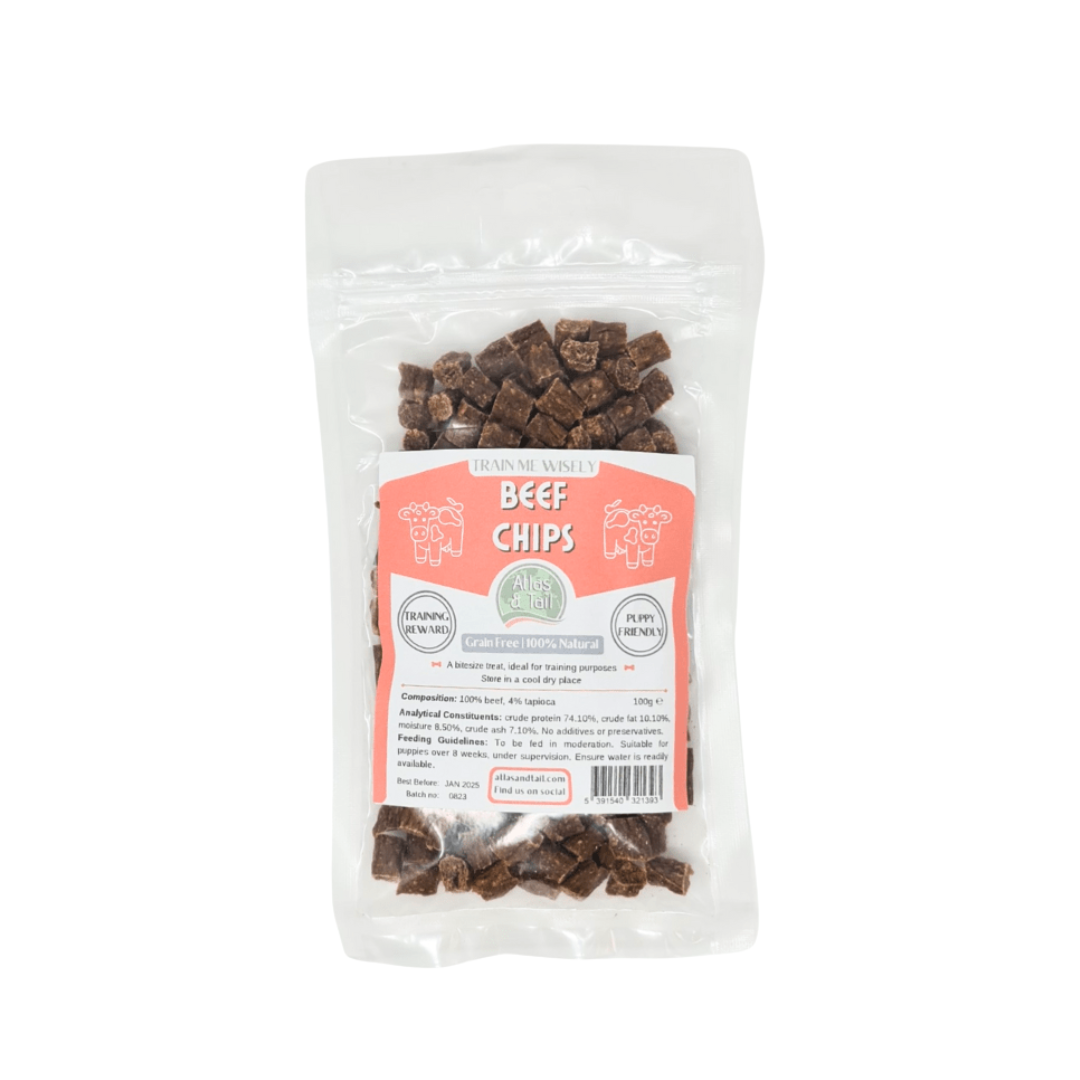 Beef Chips - Training Treats 100g