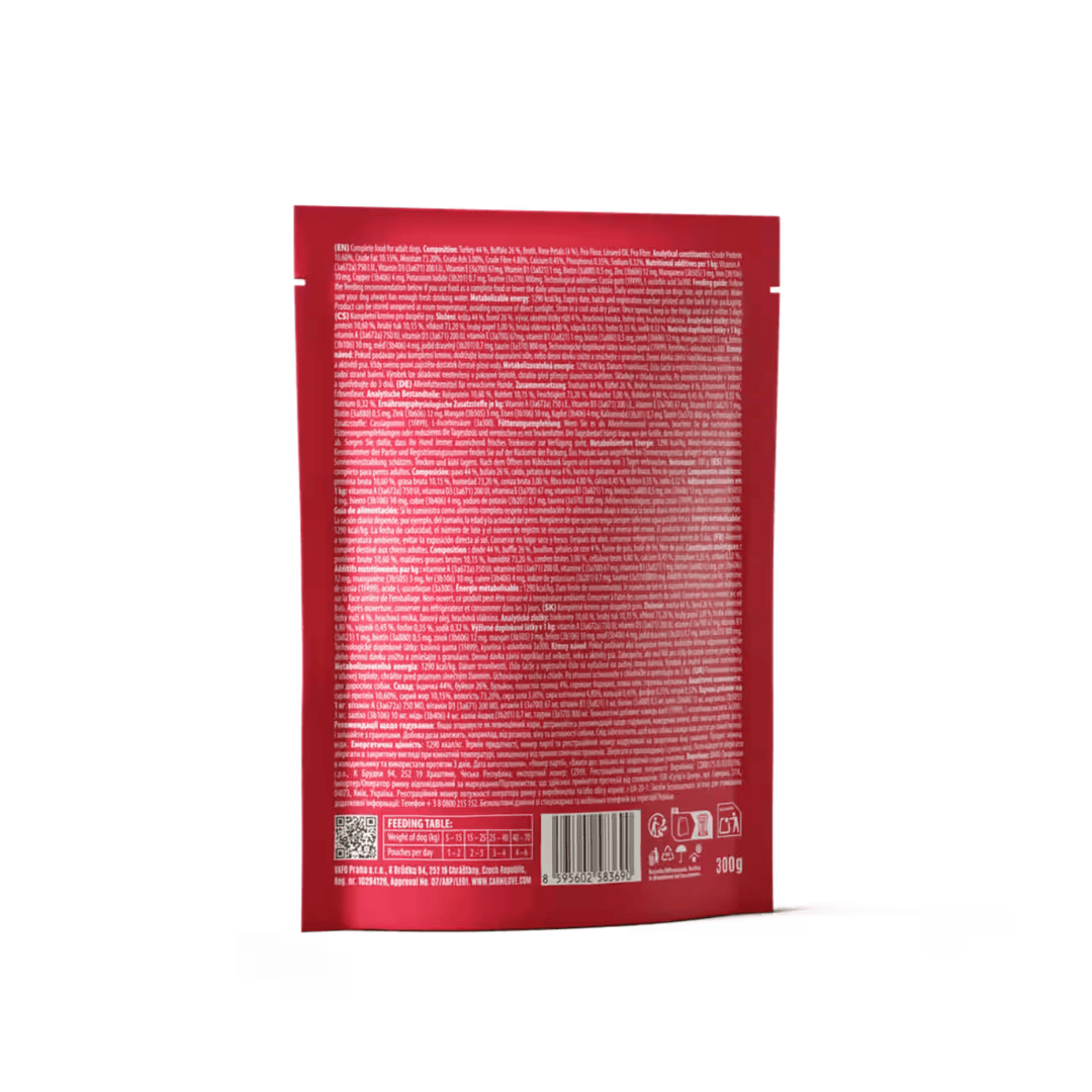 Carnilove Buffalo with Rose Petals Pouch