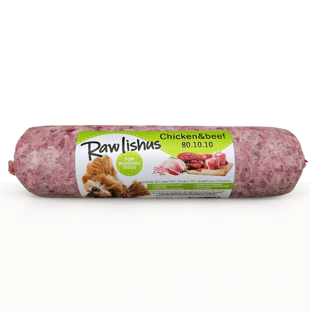 Rawlishus Chicken & Beef 80:10:10 1kg
