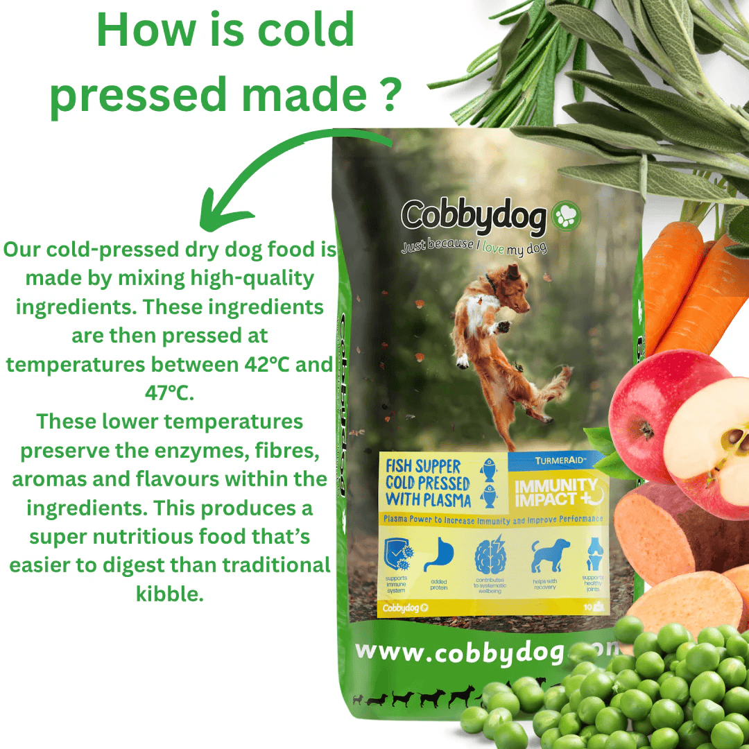 Cobbydog Immunity Impact Fish Supper Cold Pressed Dog Food