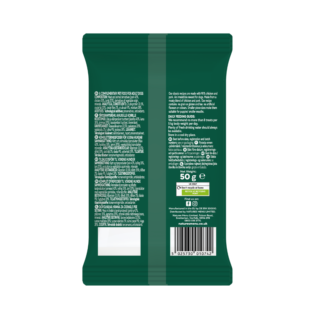 Natures Menu Lamb & Chicken Dog Treats