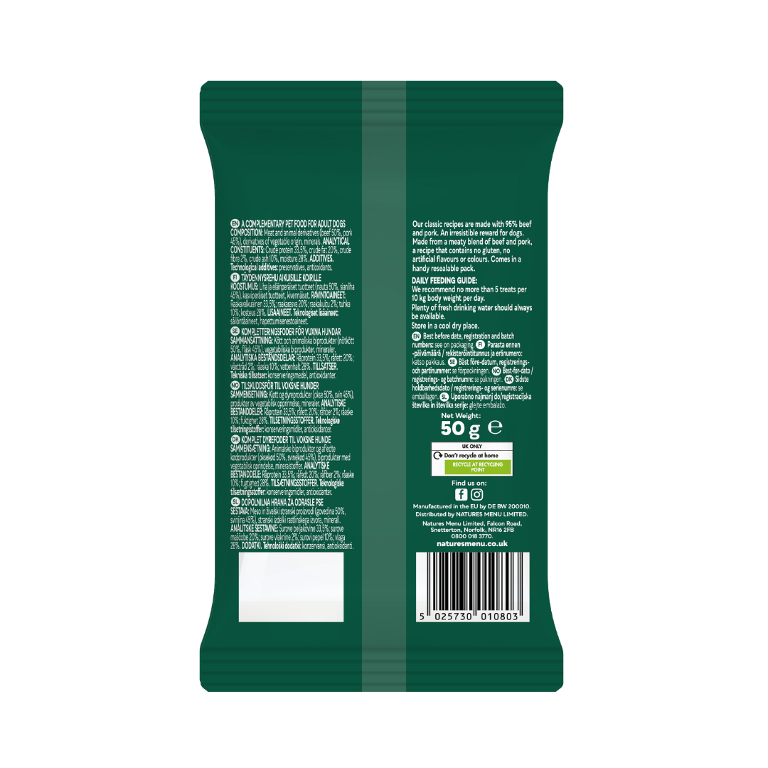 Natures Menu Beef Dog Treats