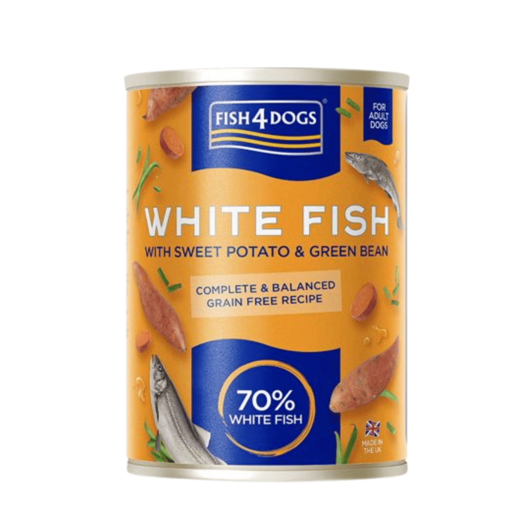 Fish 4 Dogs White Fish with Sweet Potato & Green Bean Wet Dog Food