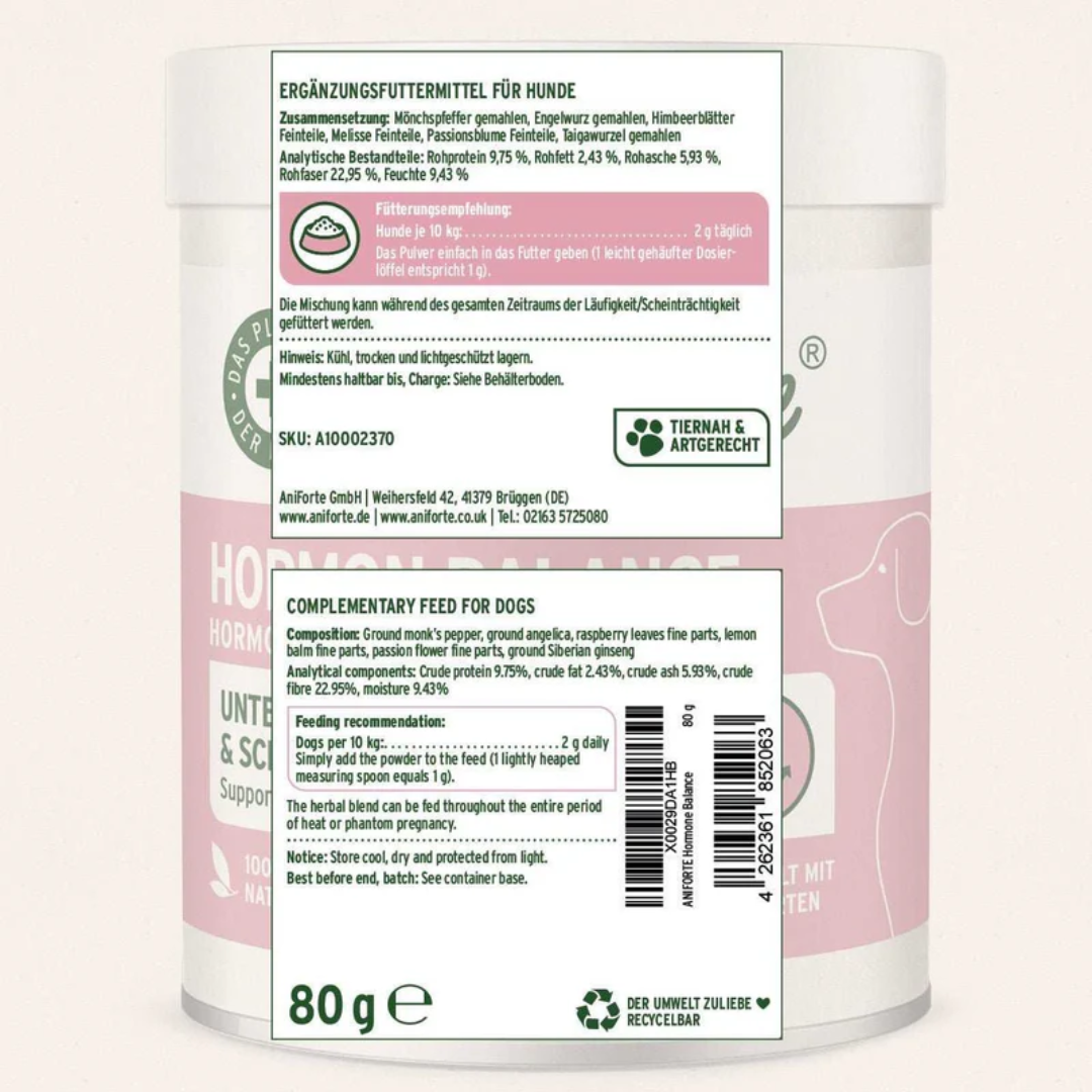 The packaging from the Aniforte Hormone Balance.