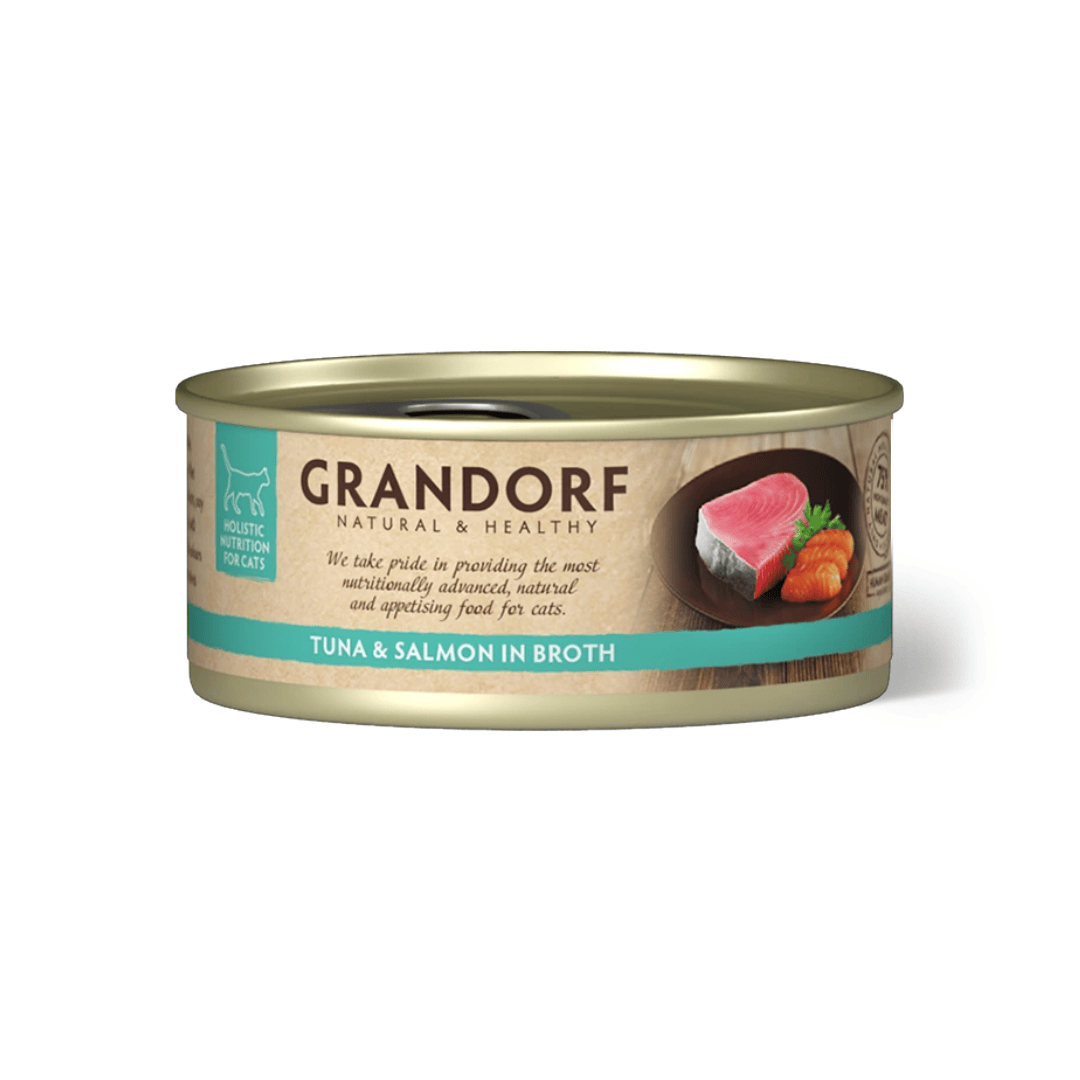Grandorf Tuna and Salmon Wet Food for Cats