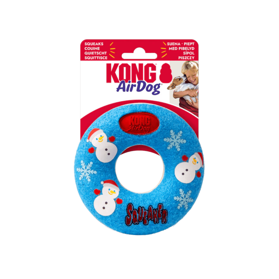 Kong Holiday Air Dog Donut Squeaker