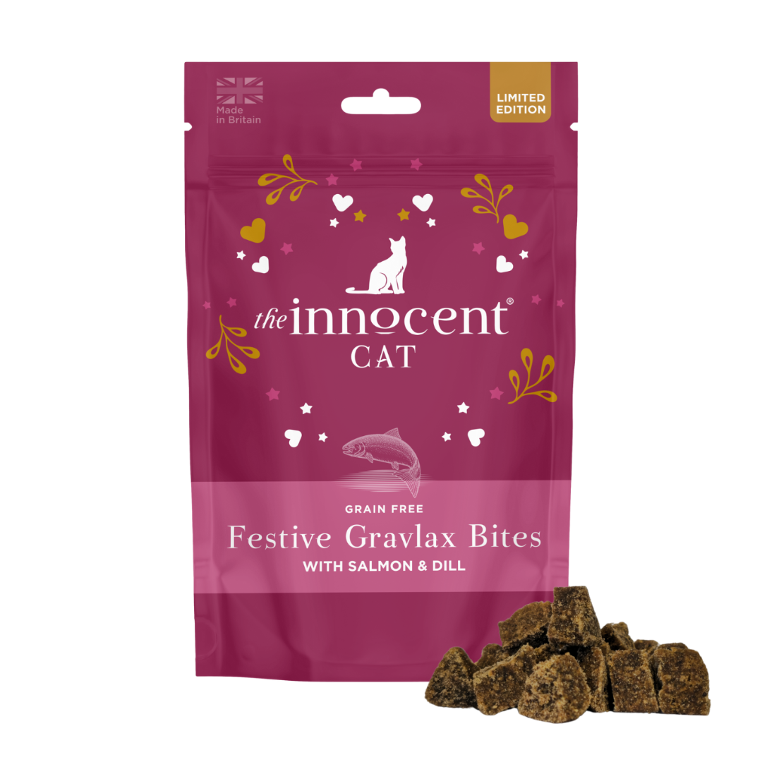 Innocent Cat Festive Gravlax Bites with Salmon & Dill